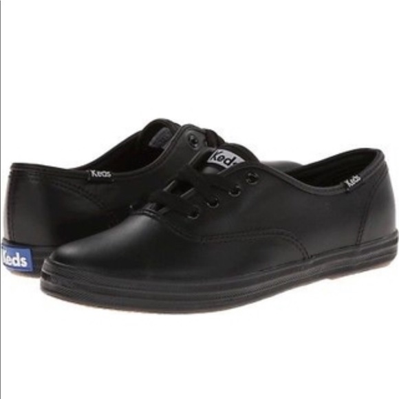 ❌SOLD❌Keds | Champion Original Black Leather Lace - Picture 2 of 8